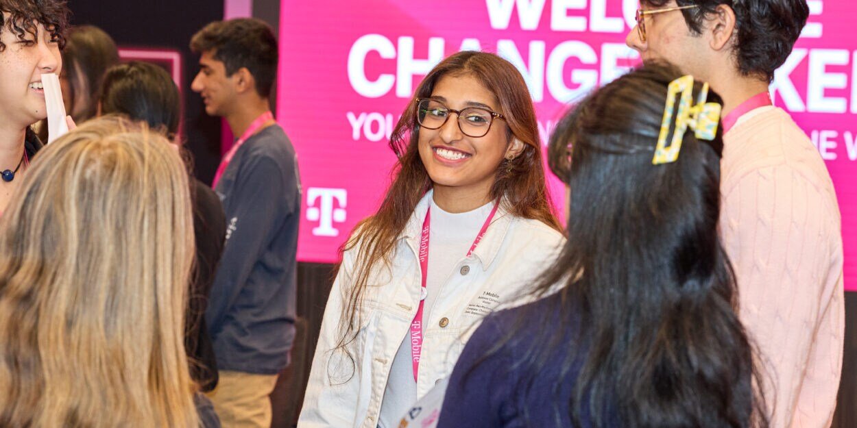 Ava at the T-Mobile Changemaker Challenge