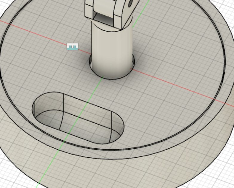 The AirPods-case slot cut into the base, empty.